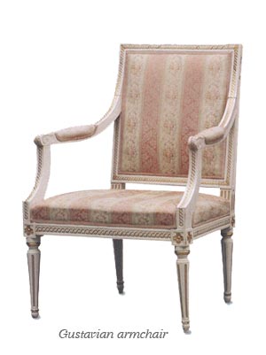 Gustavian armchair