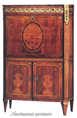 Neoclassical secretaire