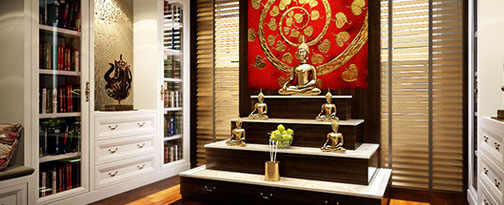 head Buddha Room
