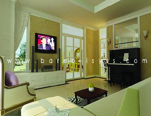 บริษัท บาริโอ จำกัด รับออกแบบตกแต่งภายใน บ้านณุศาศิริ บ้านสวยสไตล์ Classic Contemporary