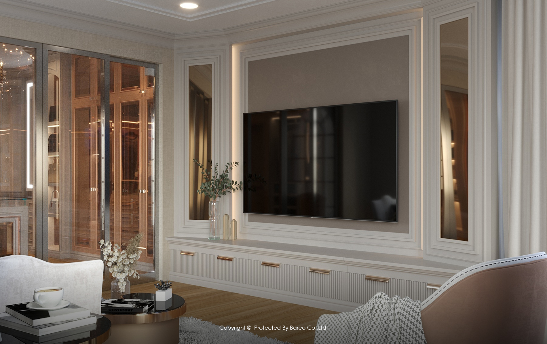 ไอเดีย ออกแบบตกแต่งภายใน มุมทีวี สไตล์ Luxury, interior design and decoration, ออกแบบภายใน, ออกแบบตกแต่งภายใน, ออกแบบและตกแต่งภายใน