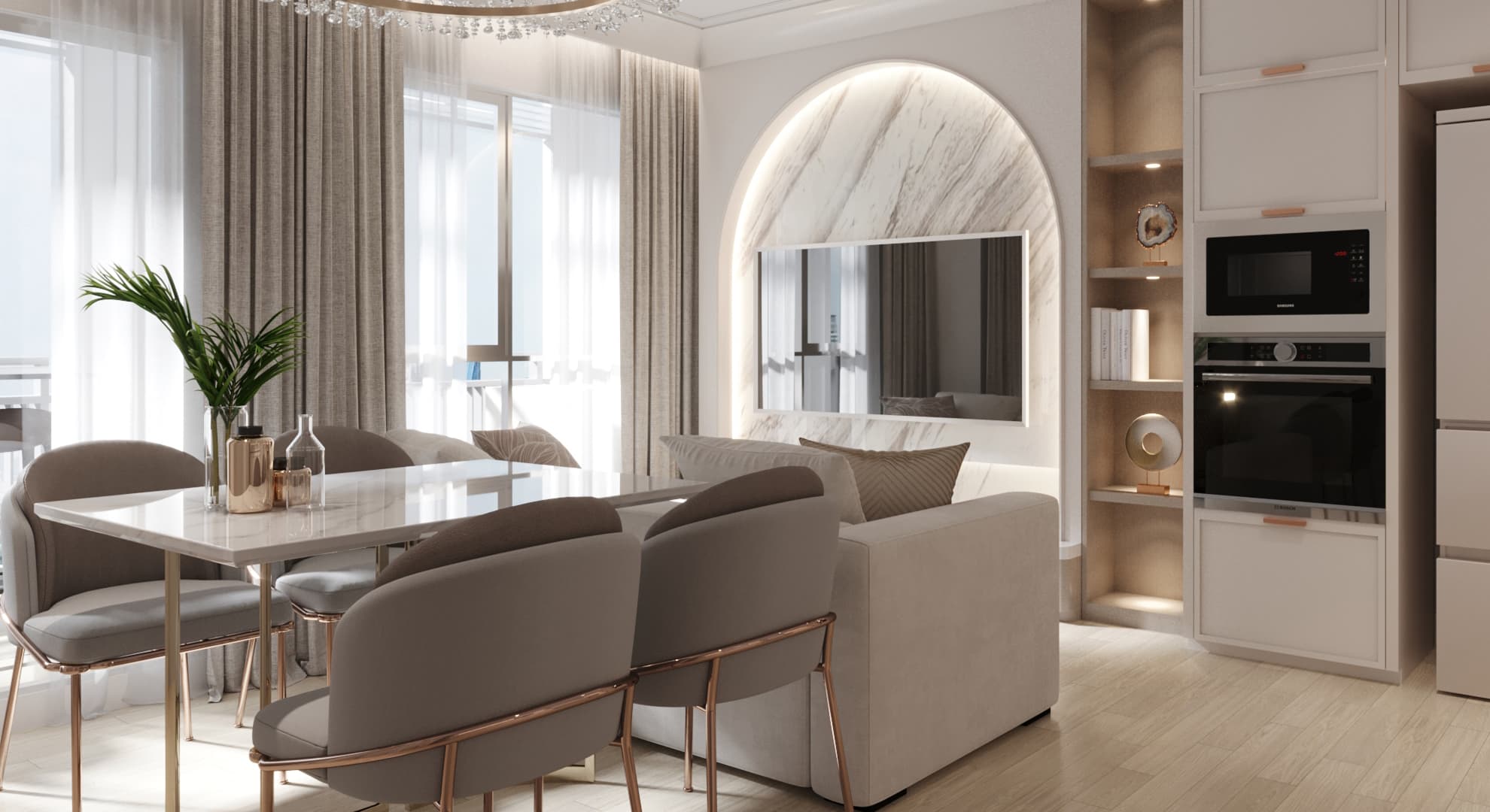 Bareo Interior Design - Portfolio - Pastel Gray Residence