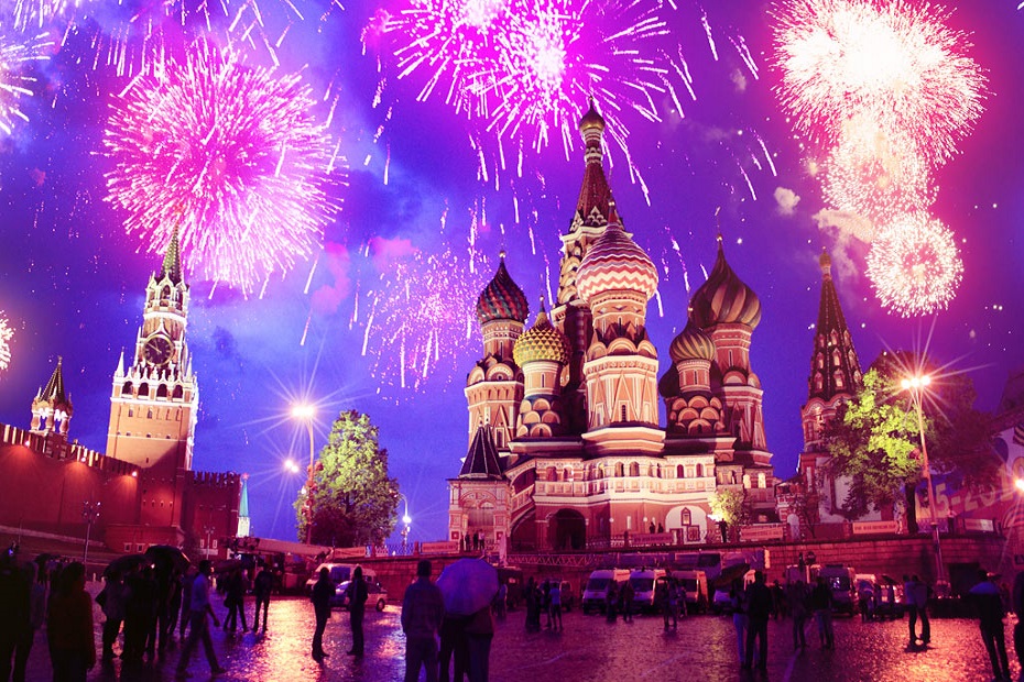 Polar Night fireworks Russia