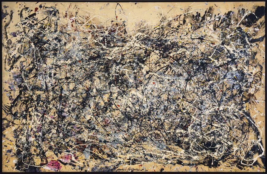 Jackson Pollock Number 1 Lavender Mist