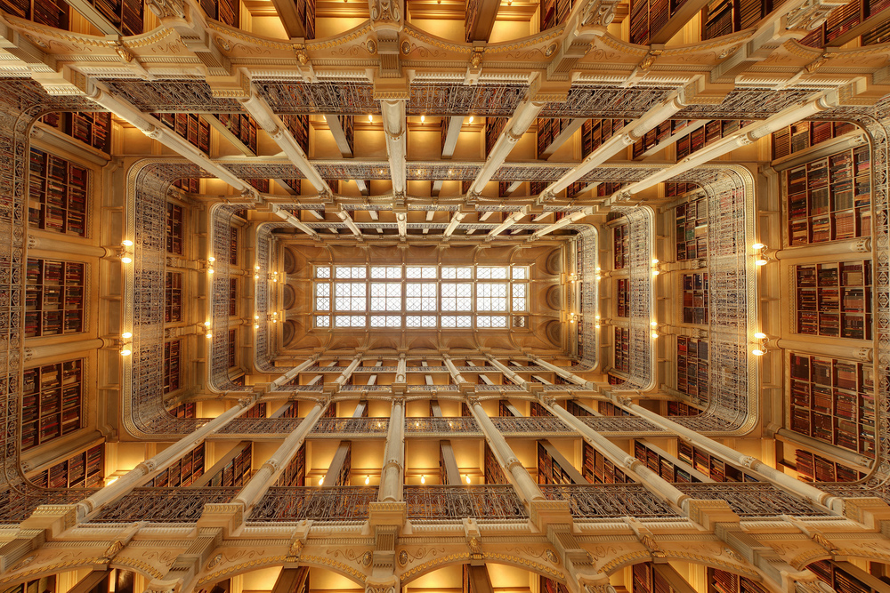 George Peabody Library Sky