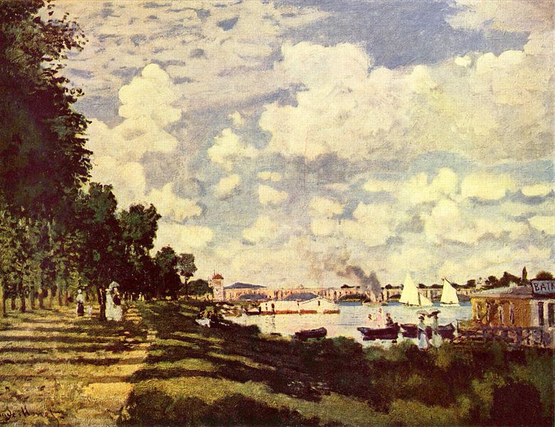Claude Monet ศิลปะ Impressionism Seine Basin with Argenteuil