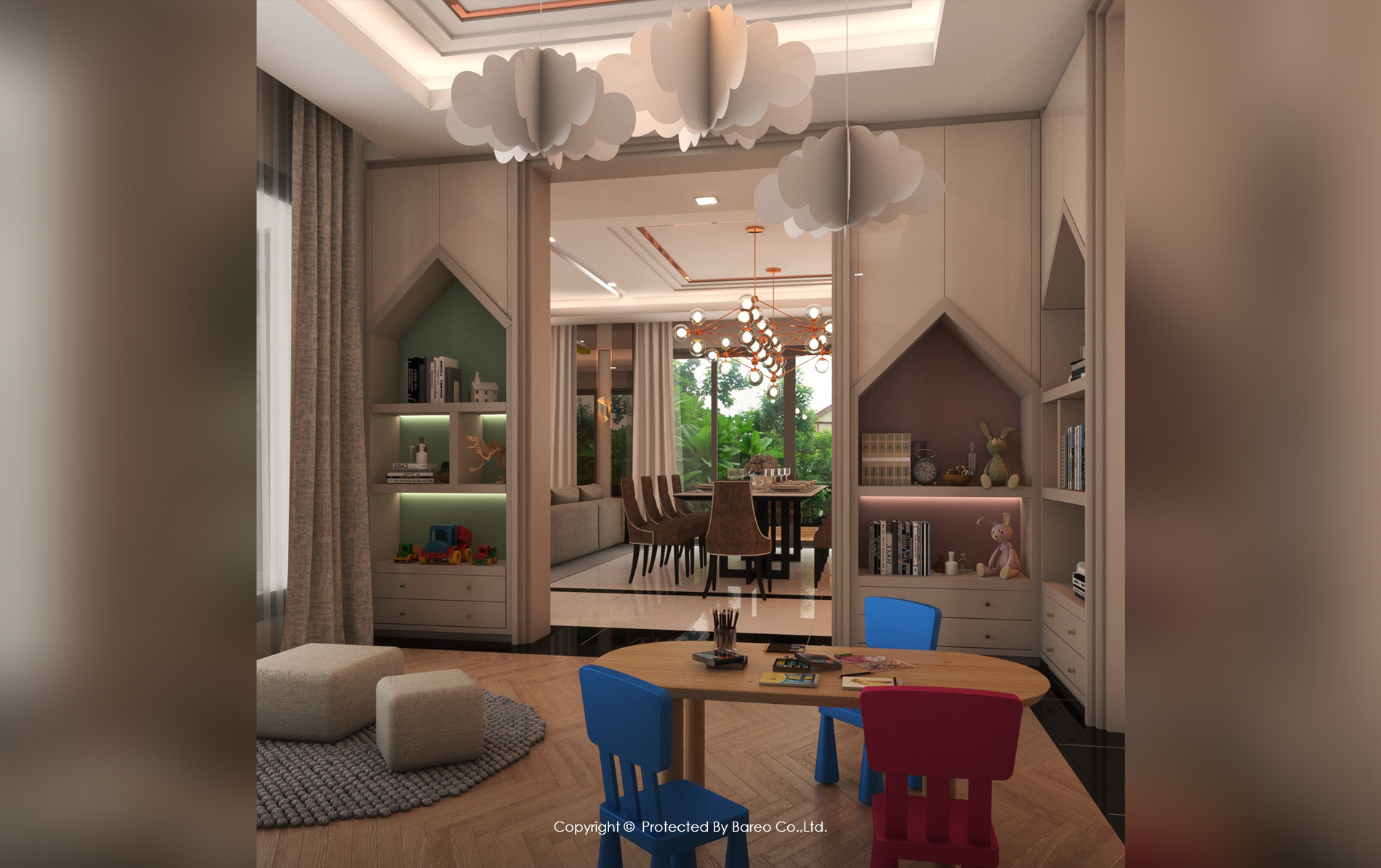 ออกแบบตกแต่งภายใน Turnkey บ้านหรู