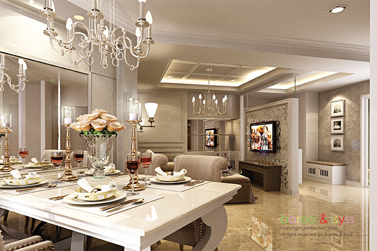 interior Design Thailand Condominium French Classic