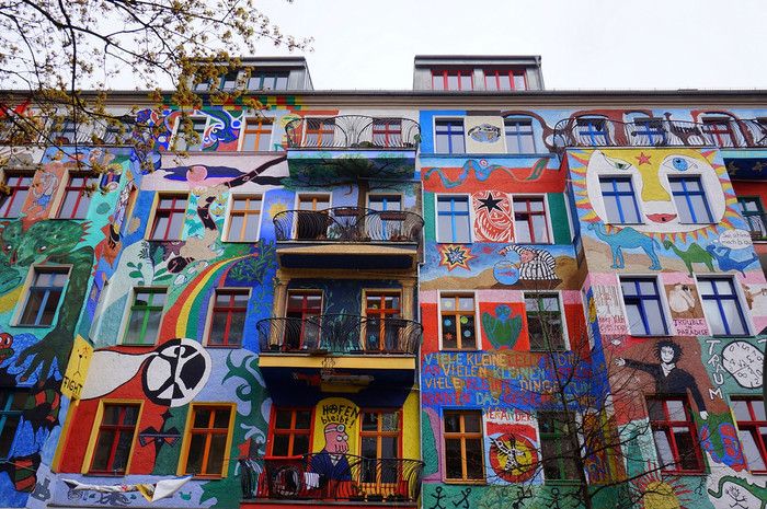 Colorful Architecture Berlin friedrichshain, Germany