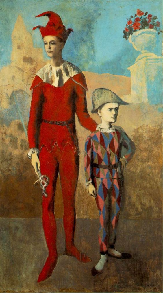 Picasso ปิกัสโซ่ Acrobat and Young Harlequin