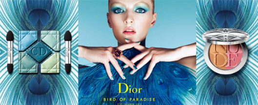แรงบันดาลใจจากนกยูง Dior peacock เครื่องสำอาง