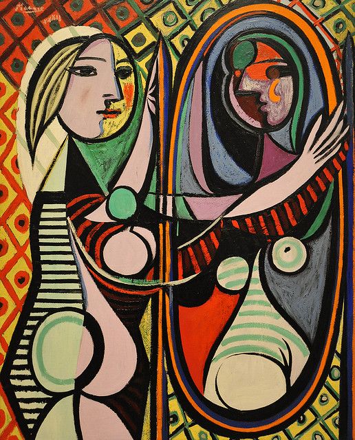 Picasso ปิกัสโซ่ Girl before a Mirror
