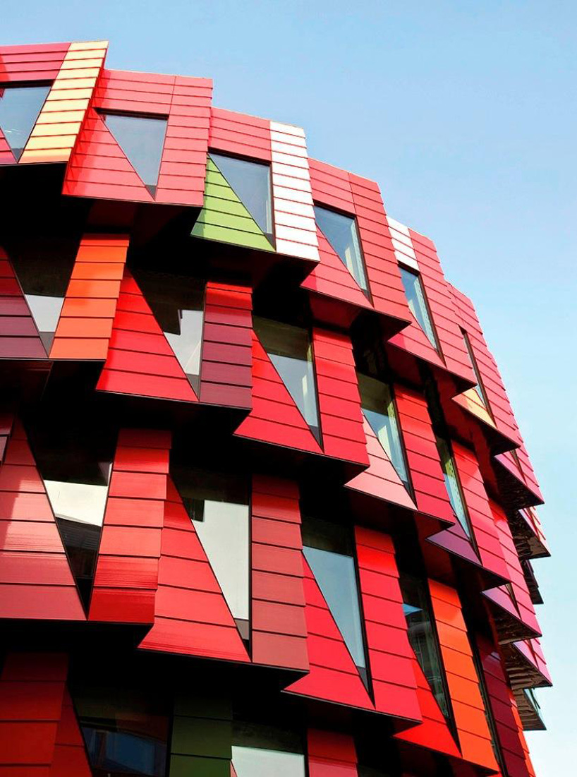 Colorful Architecture Kuggen Building, Sweden